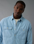 Camisa en Denim Manga Larga Hombre AE - Azul 2512_6345_404_of