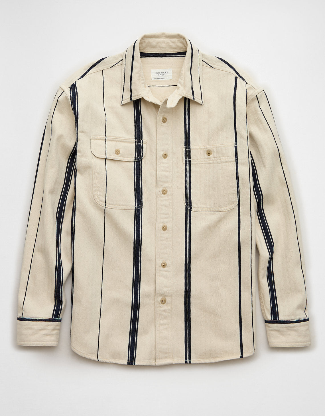 Camisa de rayas oversized Hombre AE - Generico 2512_6346_102_f