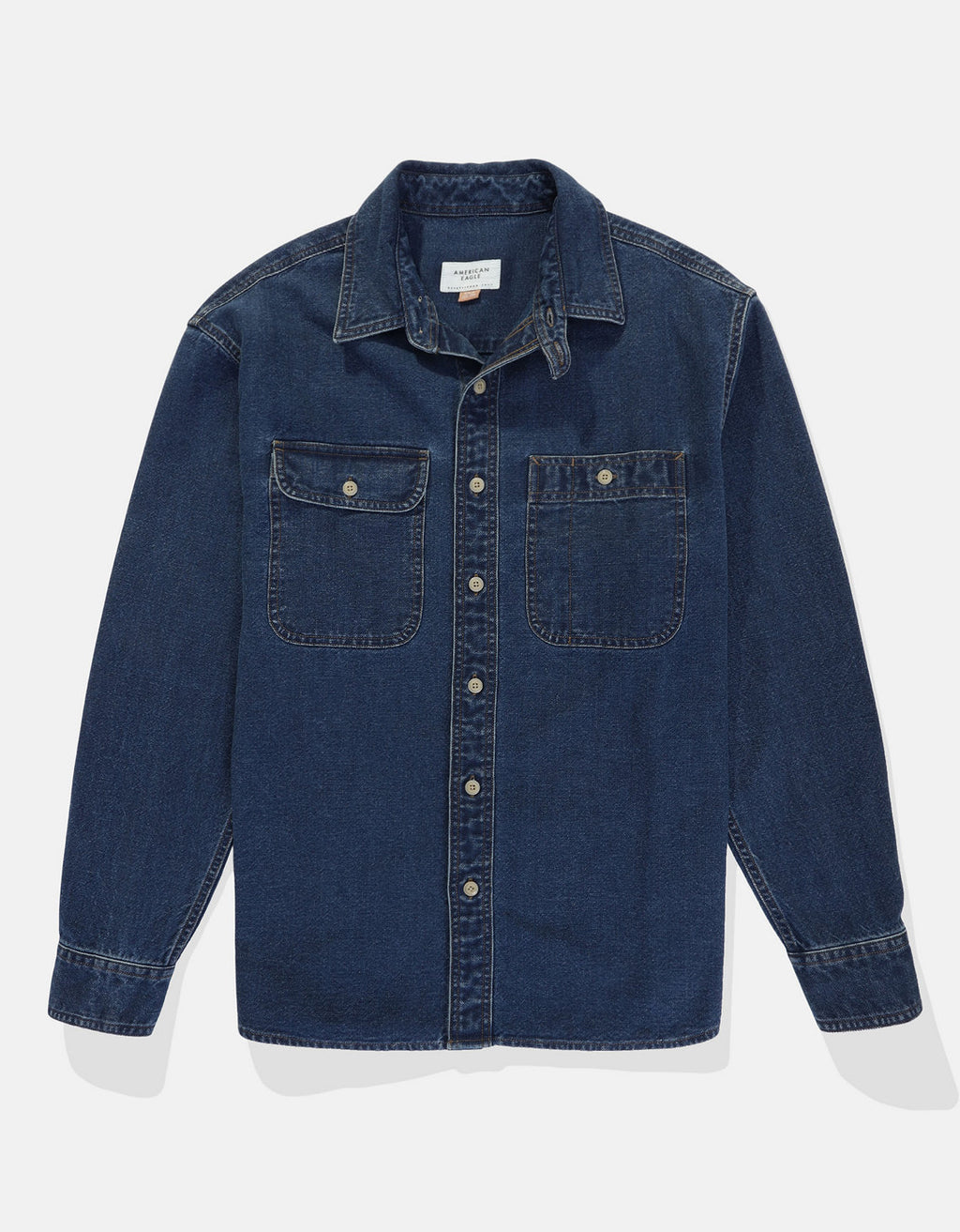 Camisa en Denim Manga Larga Oversized Hombre AE - Generico 2512_6347_458_f