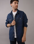 Camisa en Denim Manga Larga Oversized Hombre AE - Generico 2512_6347_458_of