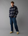 Camisa escocesa estilo chamarra AE - Azul 2512_6413_448_of