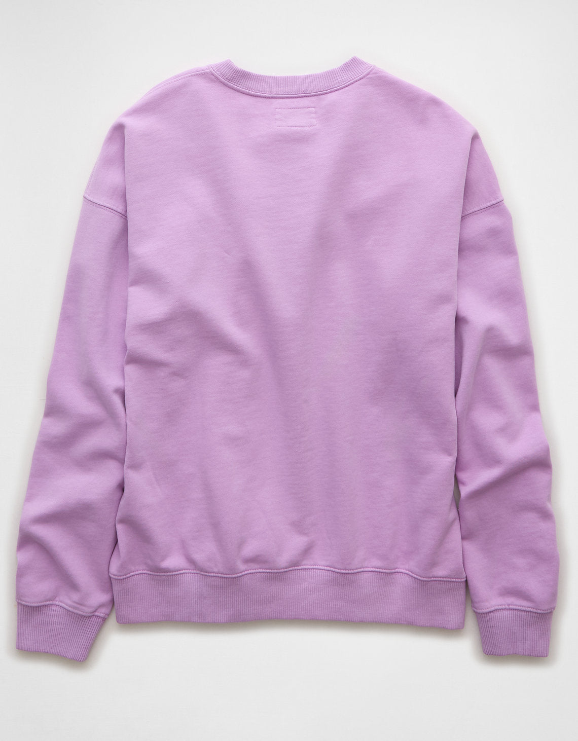 Buzo cuello redondo con gráfico de mujer AE - Morado 2532_2496_500_b