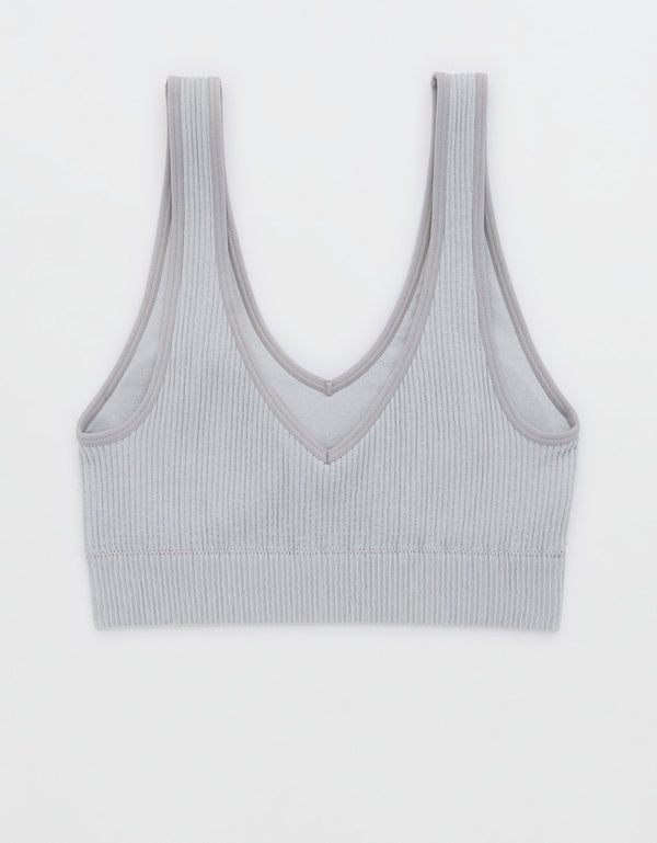 Bralette acolchado sin costuras Superchill - Gris