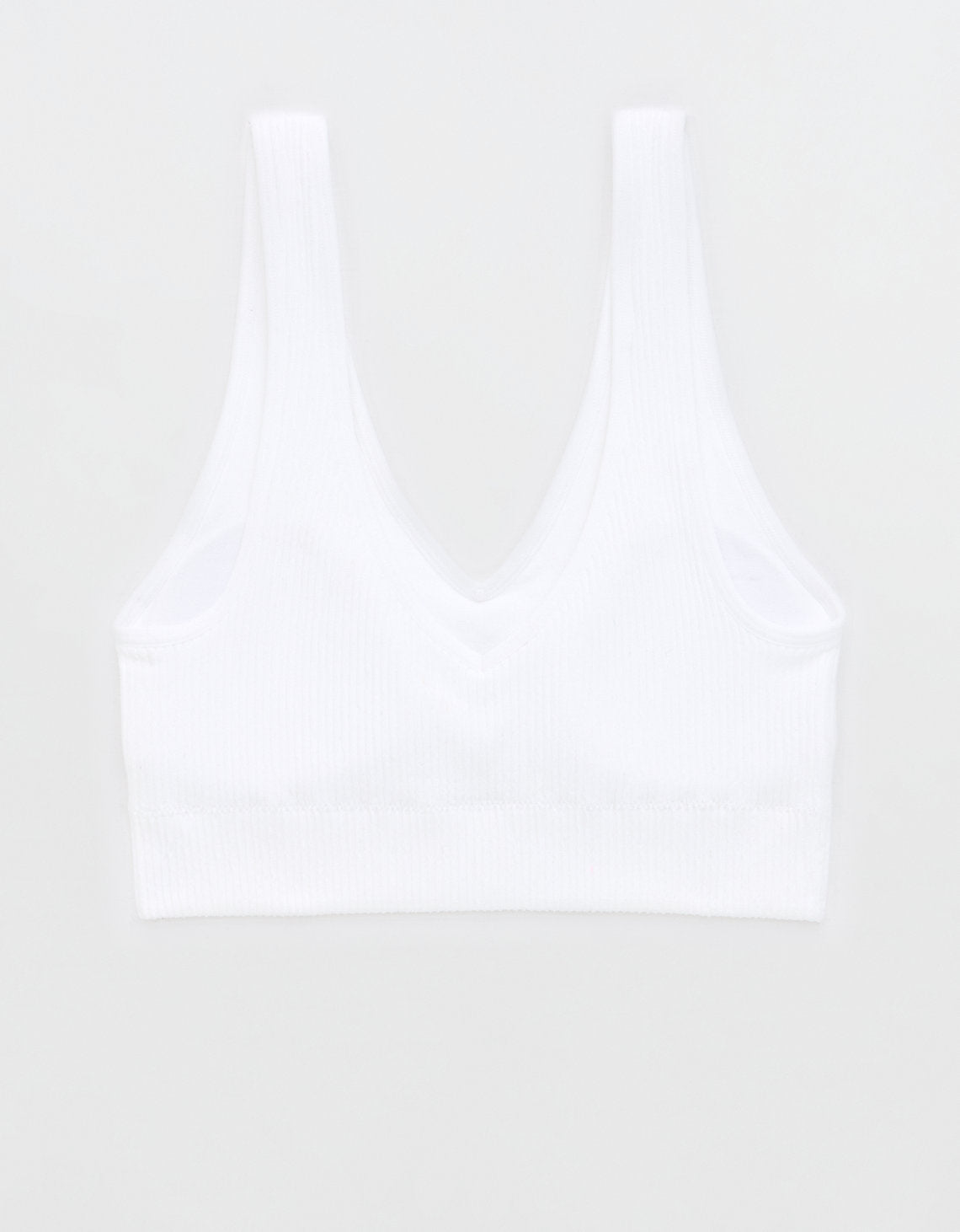 Bralette Superchill sin costuras By Aerie - Blanco 2694_3669_100_b