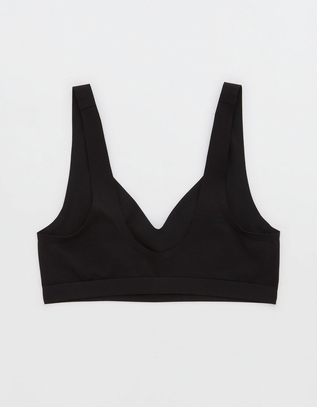 Bralette escotado sin costuras de mujer Aerie - Negro 2694_3785_073_b
