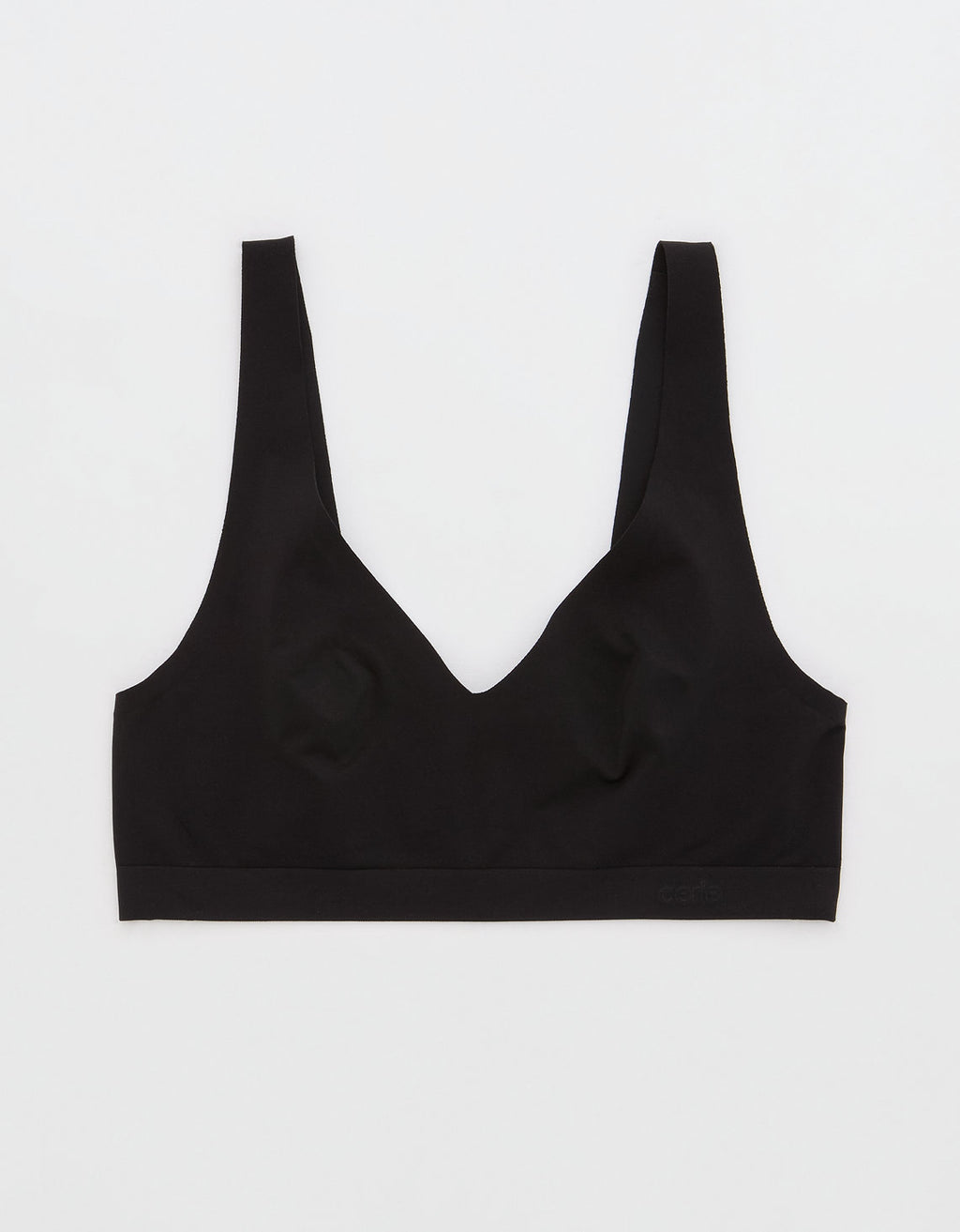 Bralette escotado sin costuras de mujer Aerie - Negro 2694_3785_073_f