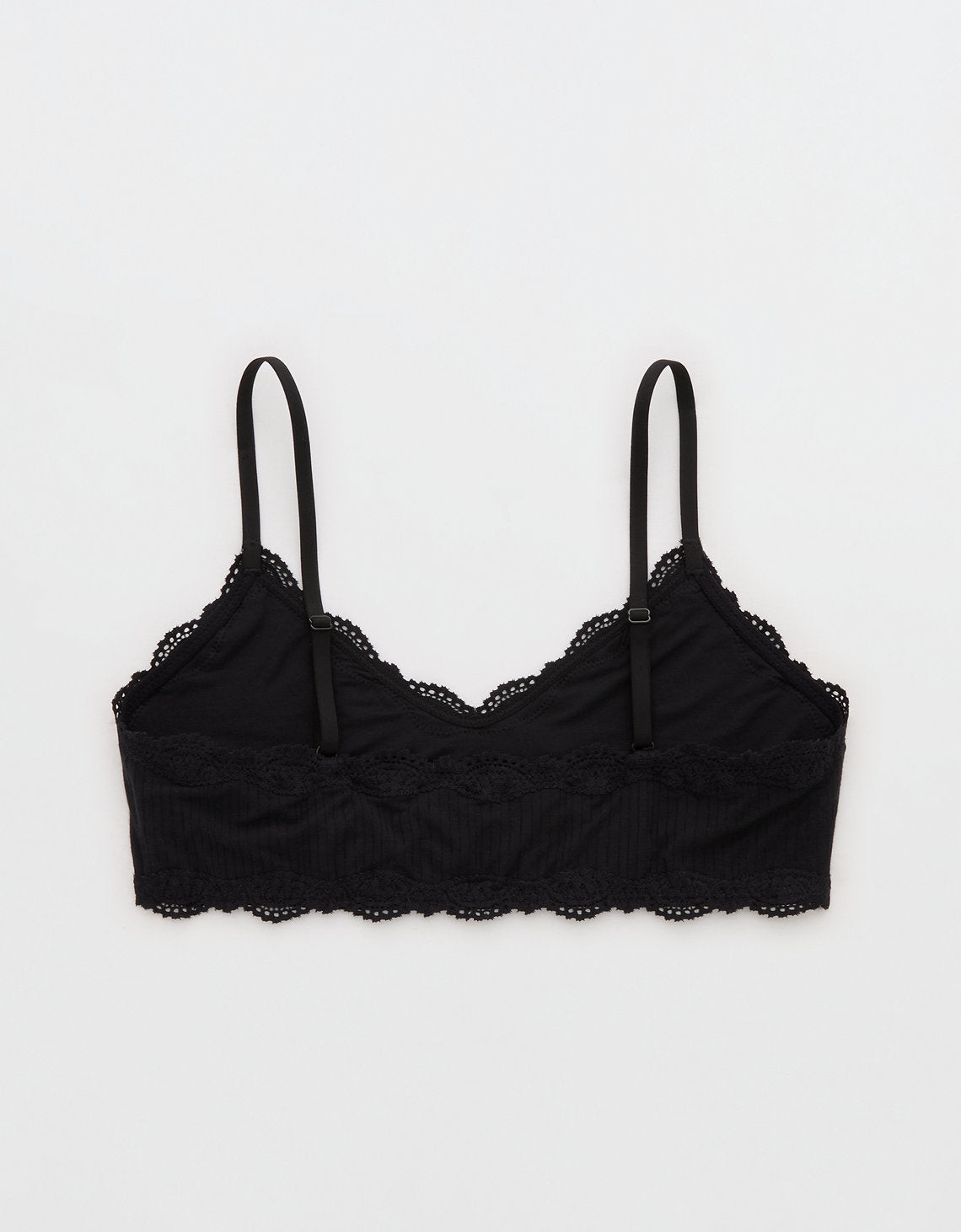 Bralette Superchill de encaje By Aerie - Negro 2694_4202_073_b