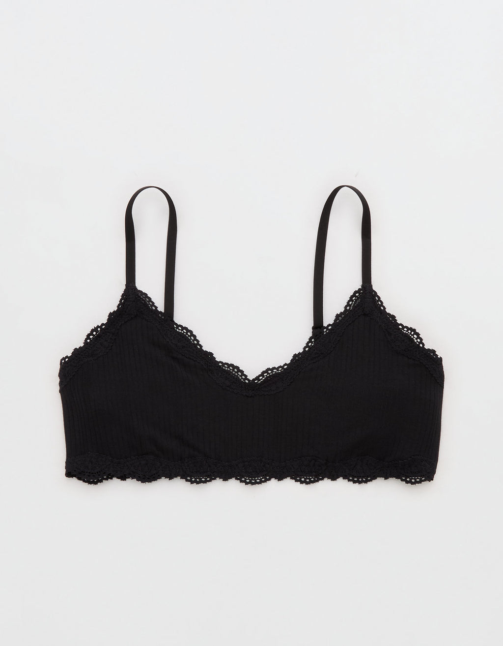 Bralette Superchill de encaje By Aerie - Negro 2694_4202_073_f