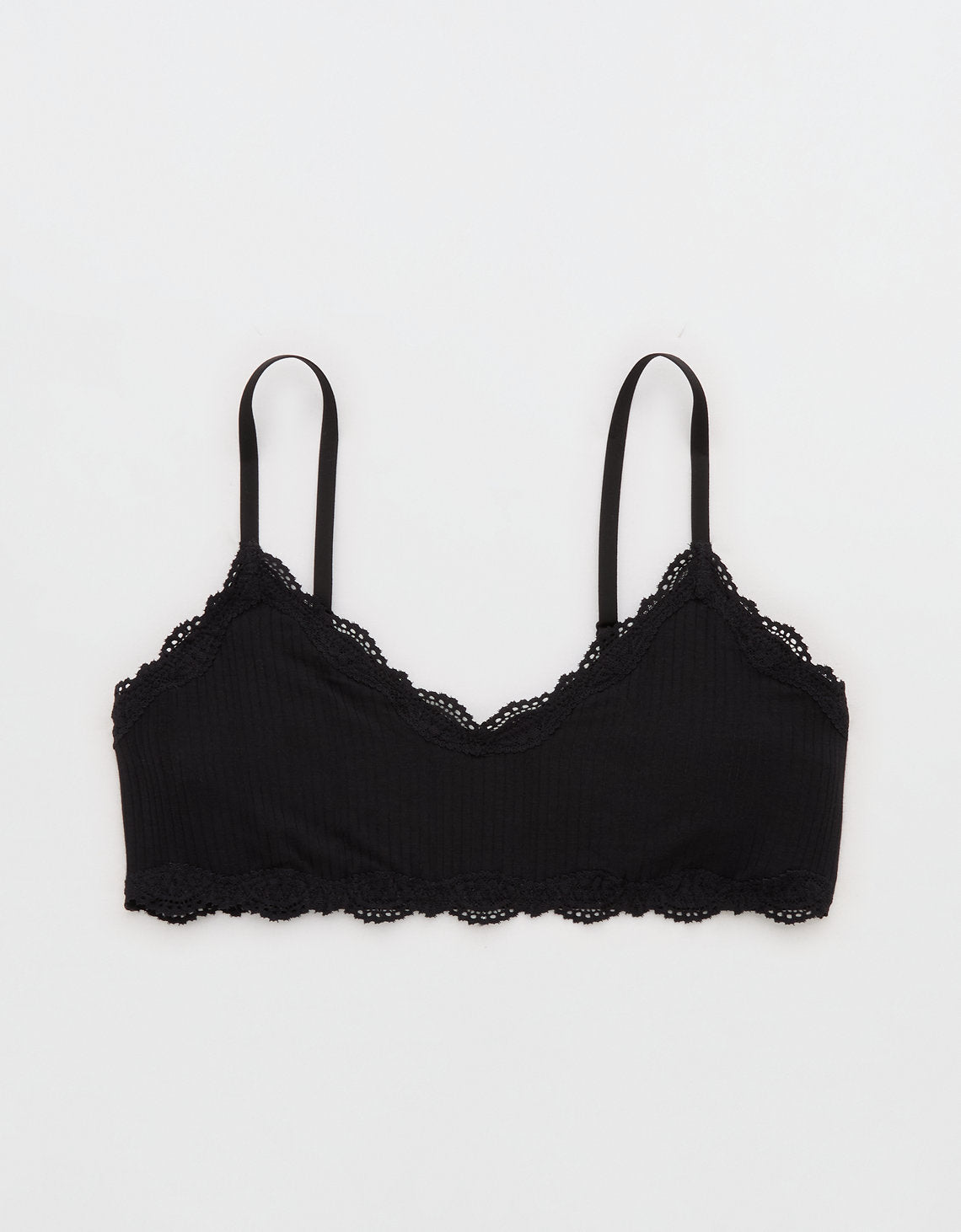 Bralette Superchill de encaje By Aerie - Negro 2694_4202_073_f