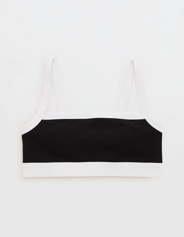 Sujetador deportivo colorblock Xtra Real me de Offline by Aerie - Negro