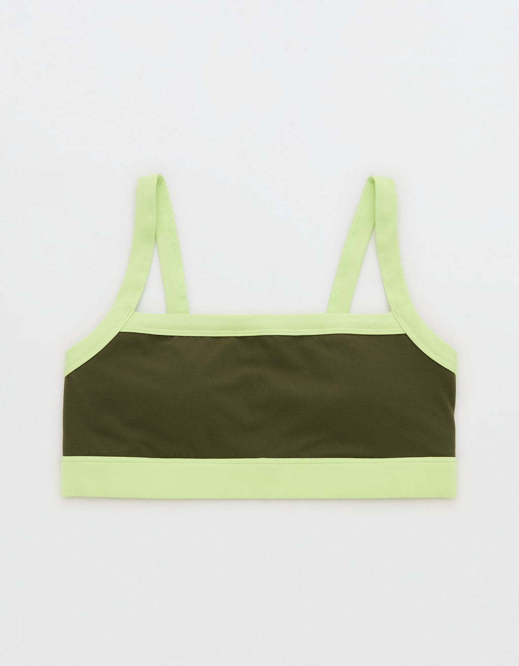 Sujetador deportivo colorblock Xtra Real me de Offline by Aerie - Verde 2696_1719_748_f