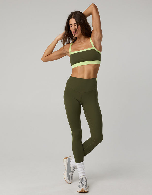 Sujetador deportivo colorblock Xtra Real me de Offline by Aerie - Verde