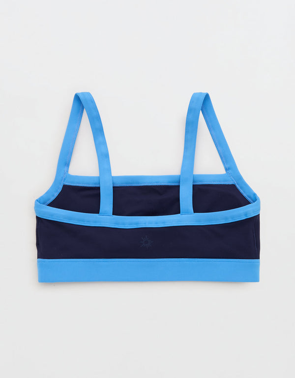 Sujetador deportivo colorblock Xtra Real me de Offline by Aerie - Azul