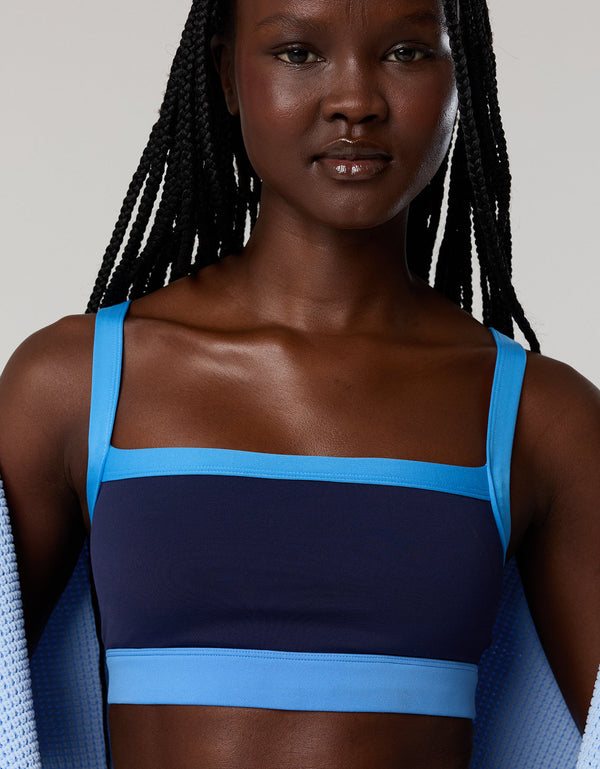 Sujetador deportivo colorblock Xtra Real me de Offline by Aerie - Azul