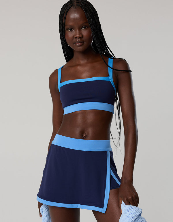 Sujetador deportivo colorblock Xtra Real me de Offline by Aerie - Azul