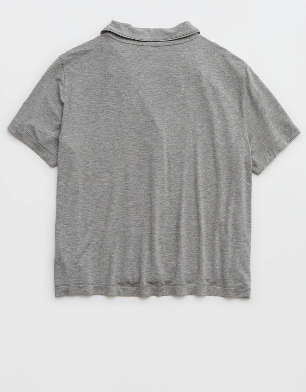 Camisa de pijama Aerie en franela - Gris