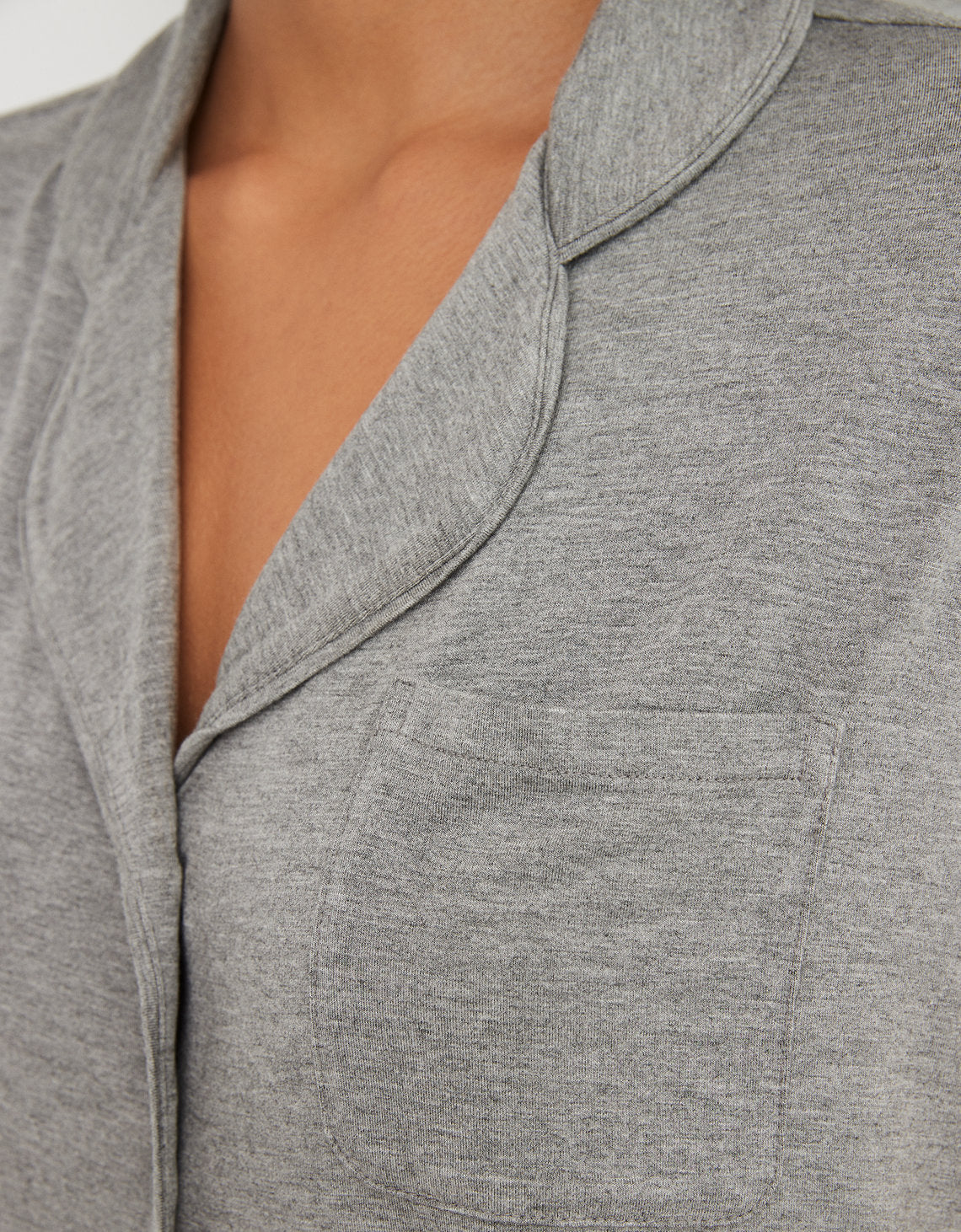 Camisa de pijama Aerie en franela - Gris 2782_1205_030_os