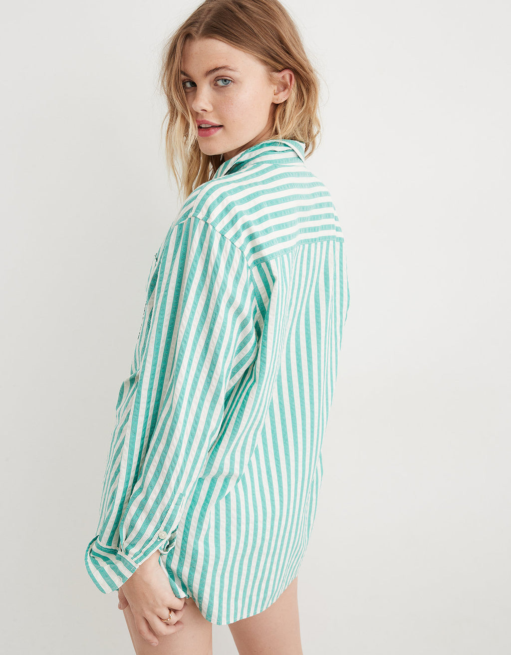 Camisa Aerie Seersucker Pj-to-party - Gris 2782_1307_340_ob