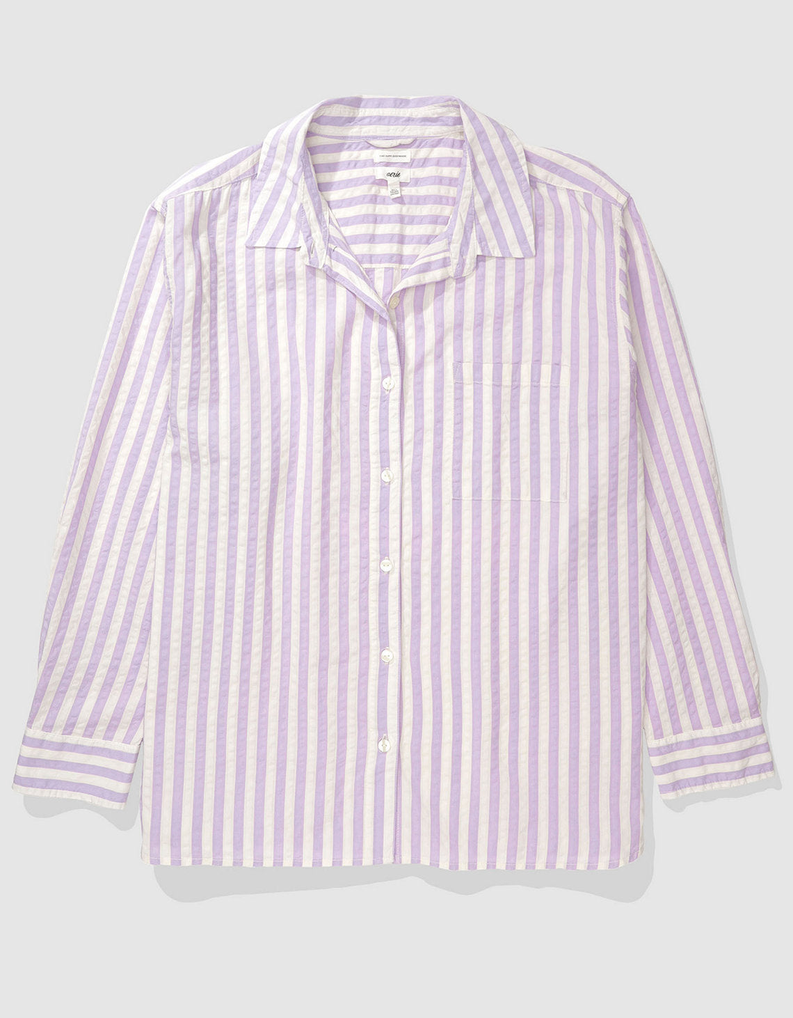 Camisa Aerie Seersucker Pj-to-party - Morado 2782_1307_593_f