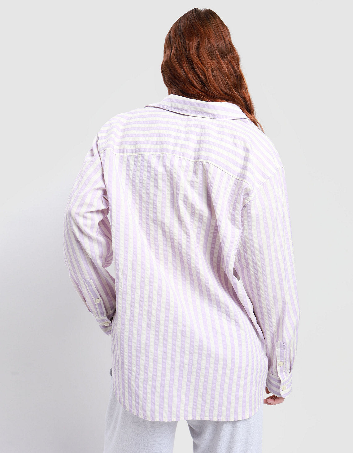 Camisa Aerie Seersucker Pj-to-party - Morado 2782_1307_593_ob