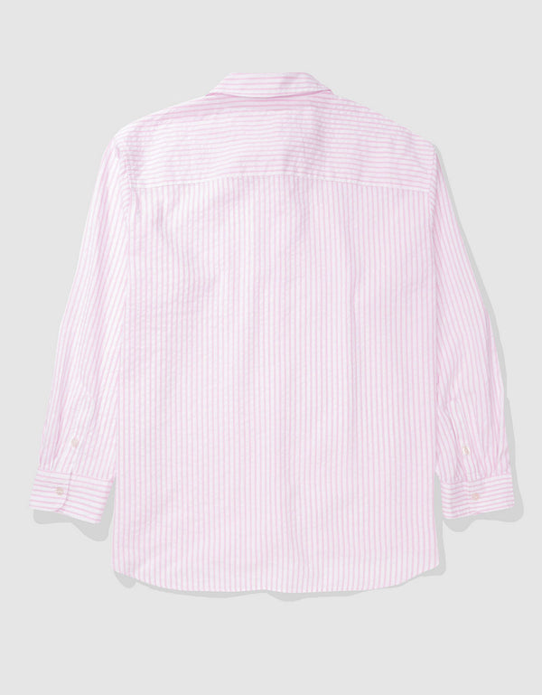 Camisa Aerie Seersucker Pj-to-party - Rosa