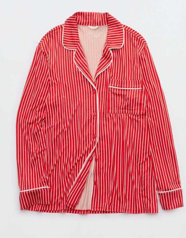 Camisa de Pijama By Aerie - Rojo