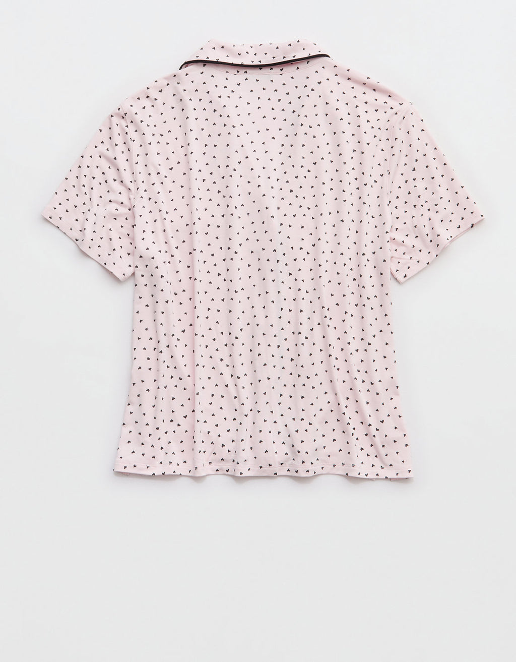 Camiseta de Pijama Manga Corta Real Soft By Aerie - Gris 2782_1416_005_b