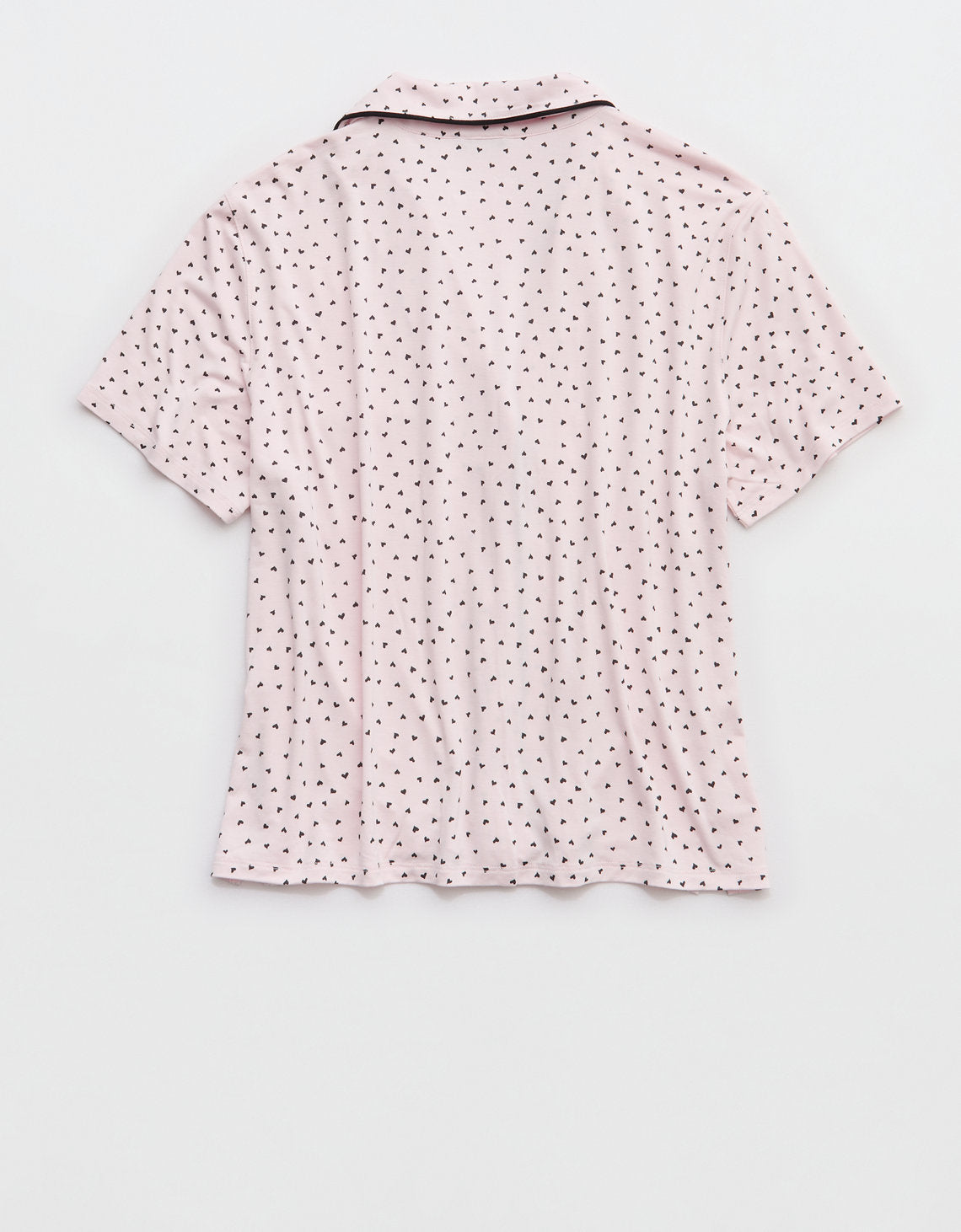 Camiseta de Pijama Manga Corta Real Soft By Aerie - Gris 2782_1416_005_b