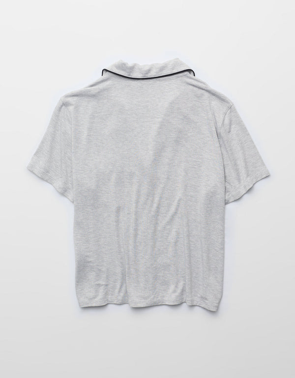 Camiseta de Pijama Manga Corta Real Soft By Aerie - Gris