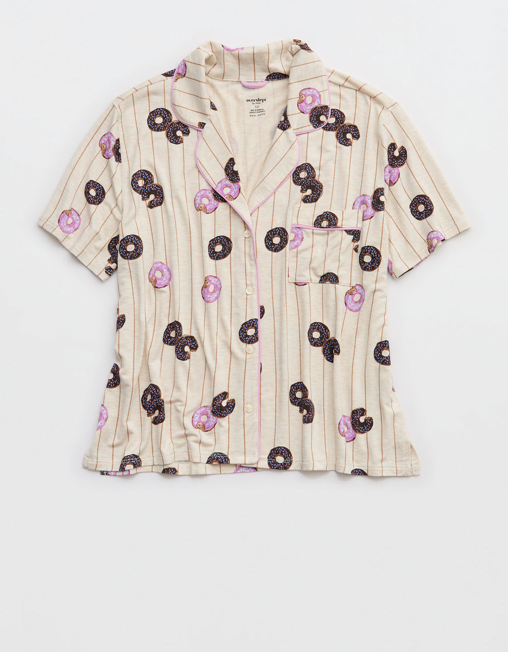Camiseta de Pijama Manga Corta Real Soft By Aerie - Generico 2782_1416_505_f