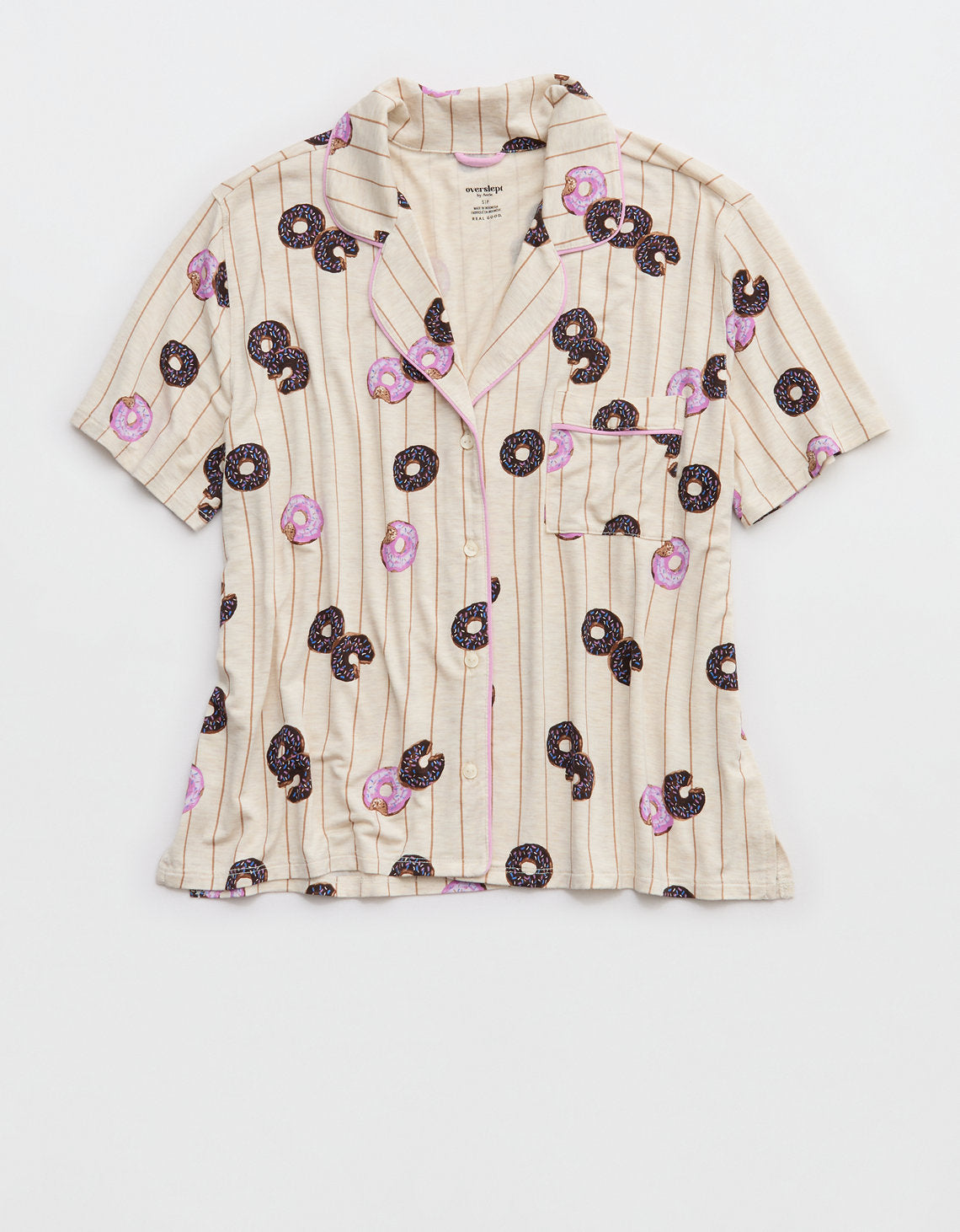 Camiseta de Pijama Manga Corta Real Soft By Aerie - Generico 2782_1416_505_f