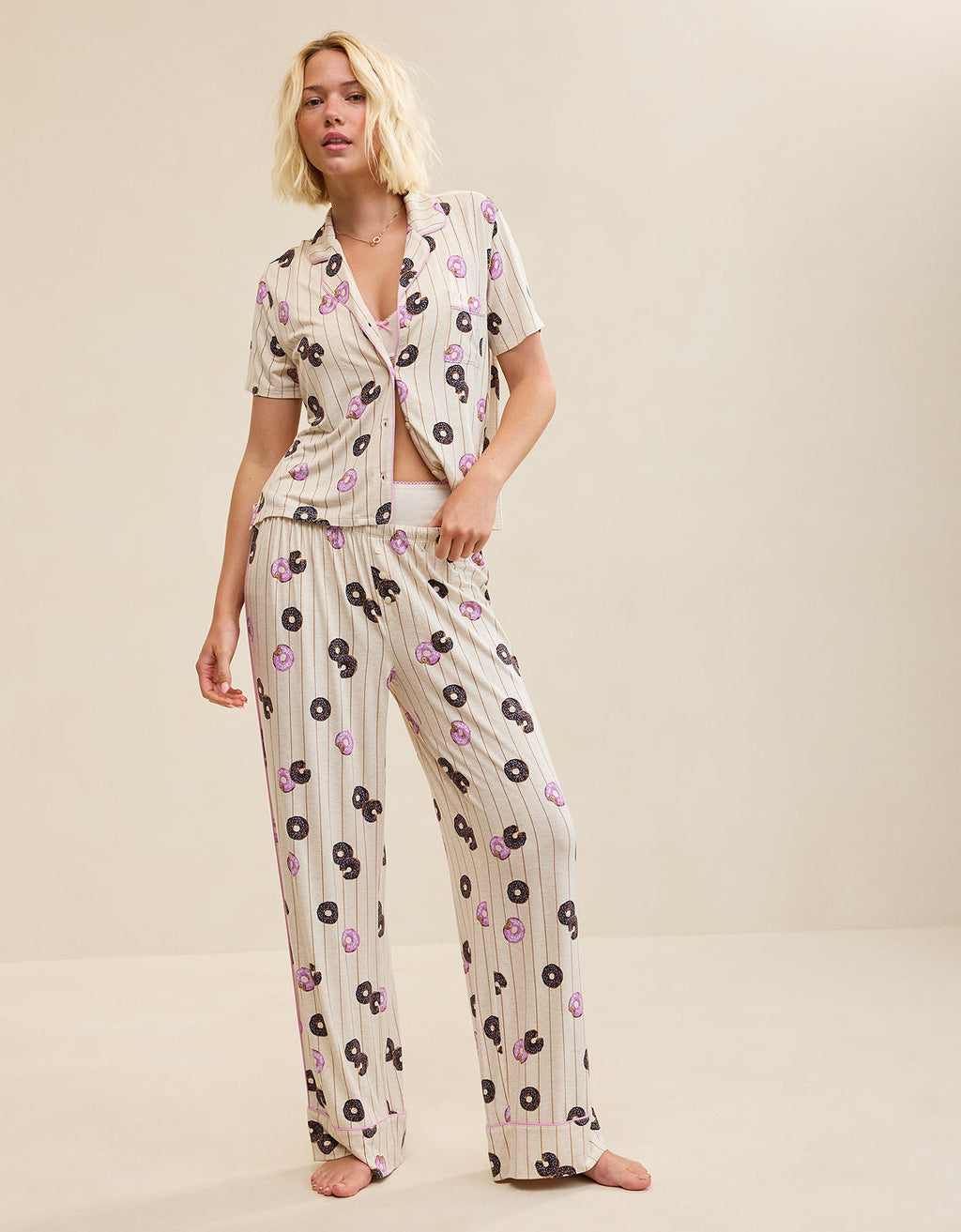 Camiseta de Pijama Manga Corta Real Soft By Aerie - Generico 2782_1416_505_os