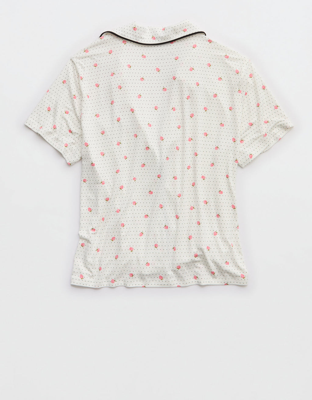 Camiseta de Pijama Manga Corta Real Soft By Aerie - Rosa 2782_1416_743_b