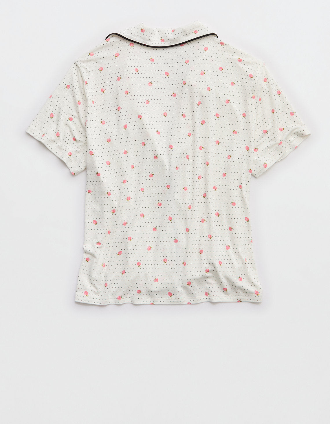 Camiseta de Pijama Manga Corta Real Soft By Aerie - Rosa 2782_1416_743_b