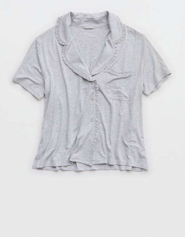 Camisa de Pijama Aerie - Gris