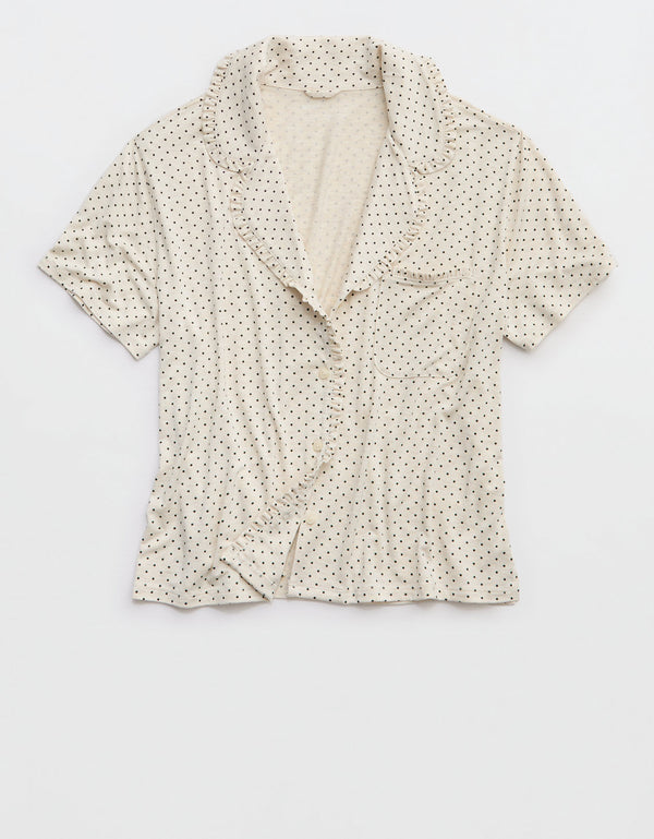 Camisa de Pijama Aerie - Blanco