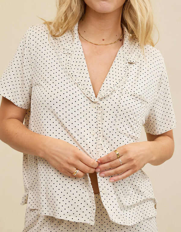 Camisa de Pijama Aerie - Blanco
