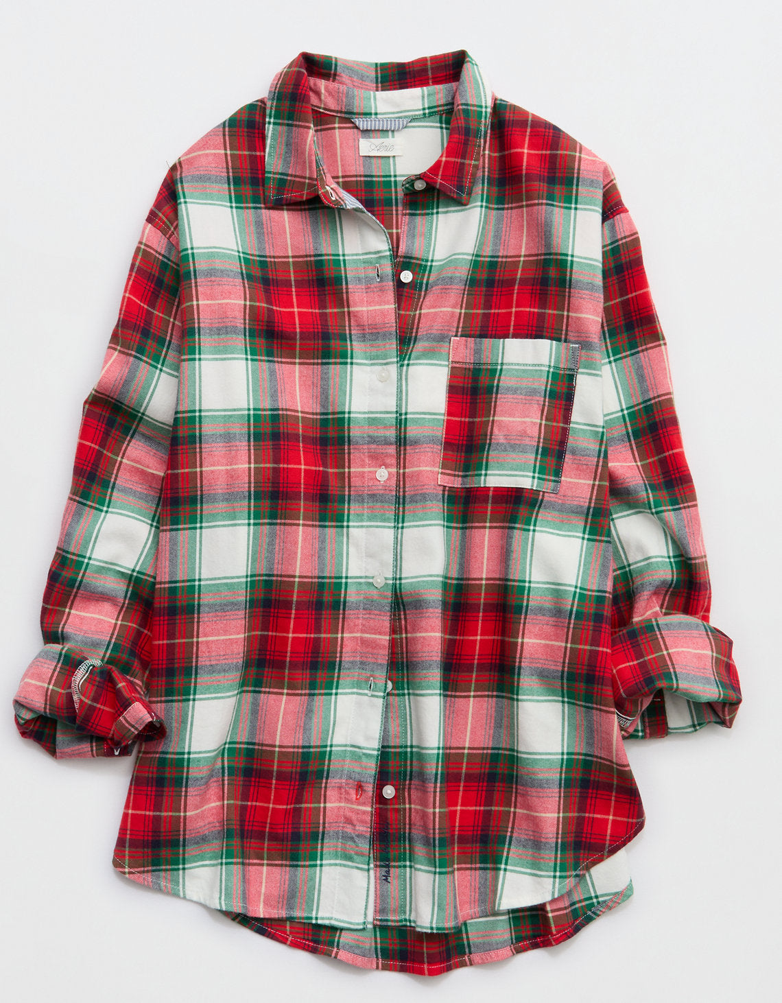 Camisa de pijama de franela Aerie - Generico 2782_1981_125_f