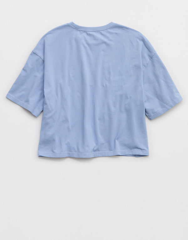 Camiseta de pijama de manga corta Aerie Dream Jersey - Azul