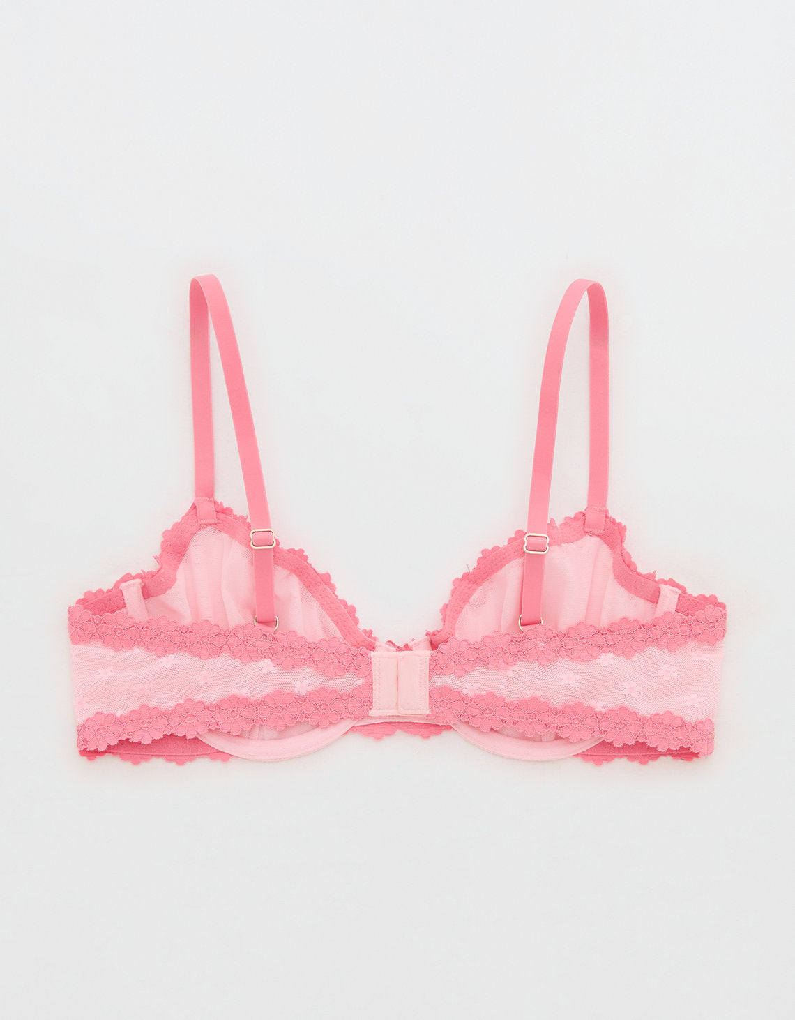 Bra Show Off Daisy Mesh sin relleno By Aerie - Rosa 2791_5331_602_b