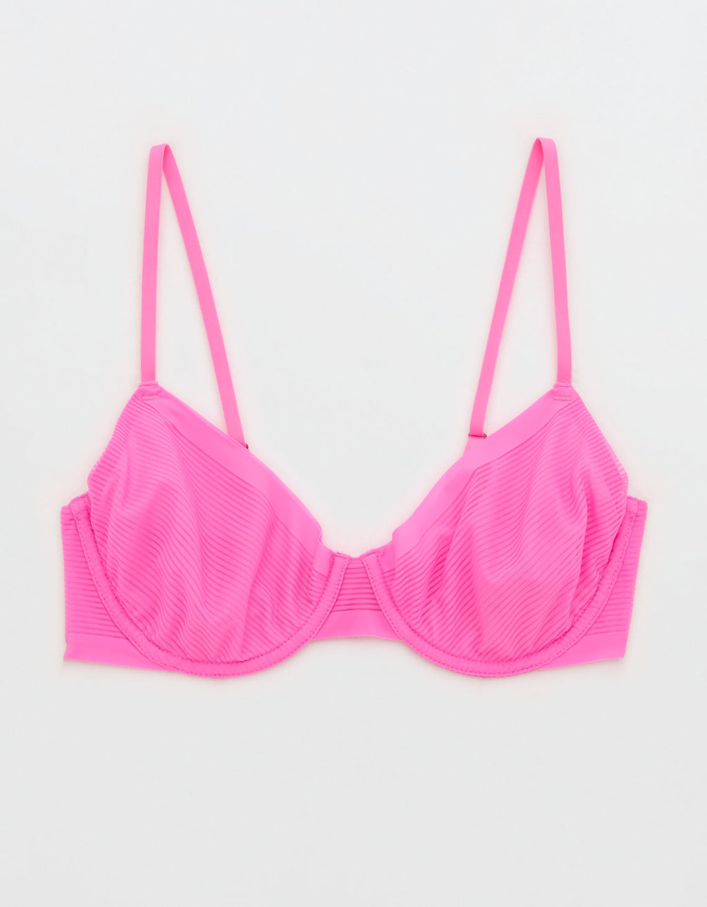 Sostén sin forro de rayas transparentes Smoothez. - Rosa 2792_5329_626_f