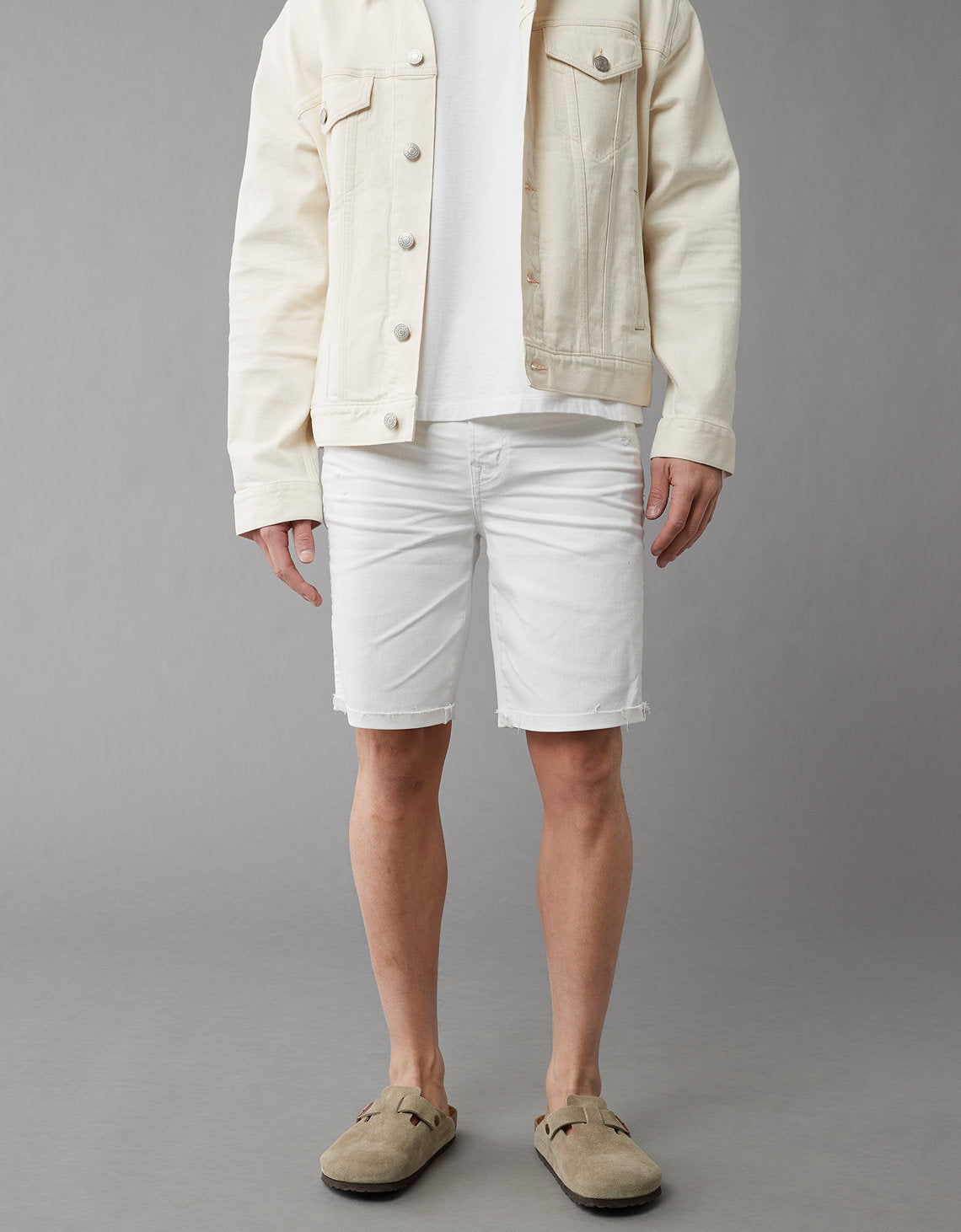 Short Denim con Stretch Hombre AE - Blanco 3131_7746_100_of