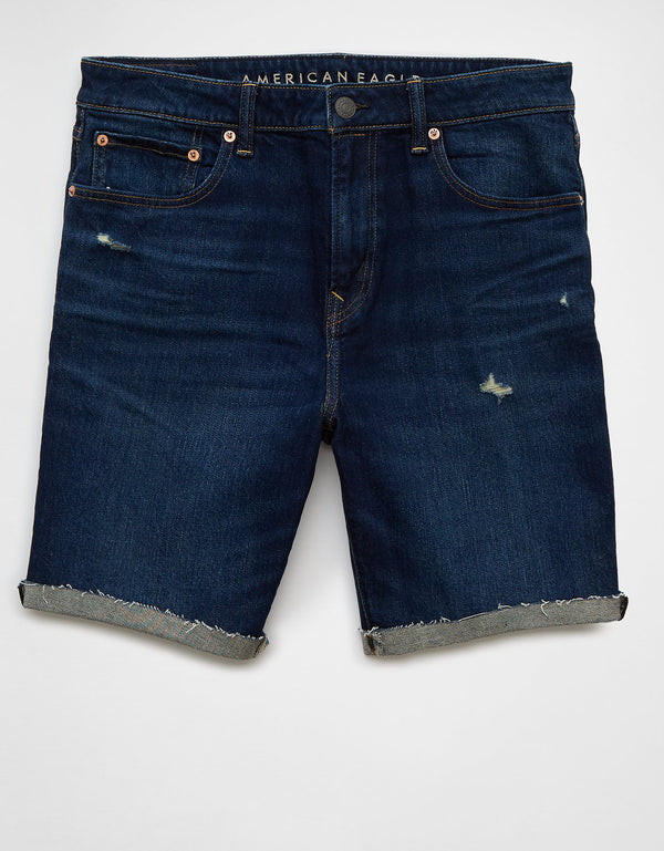 Bermuda en Denim con desgaste Hombre AE - Generico