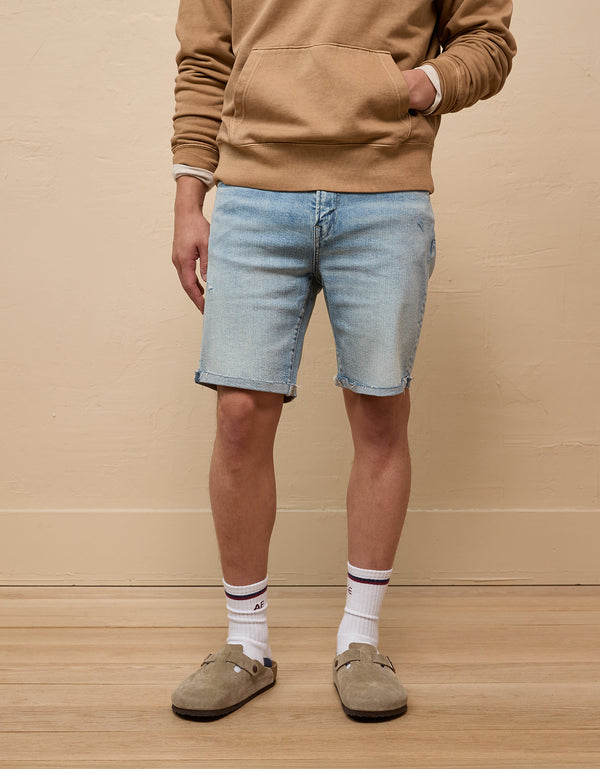 Bermuda en Denim con Desgaste Hombre AE - Generico
