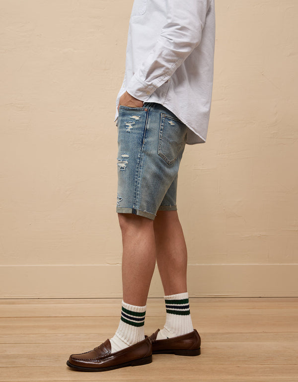 Short denim Ae Ne(x)t Level - Destroyed Medium Wash