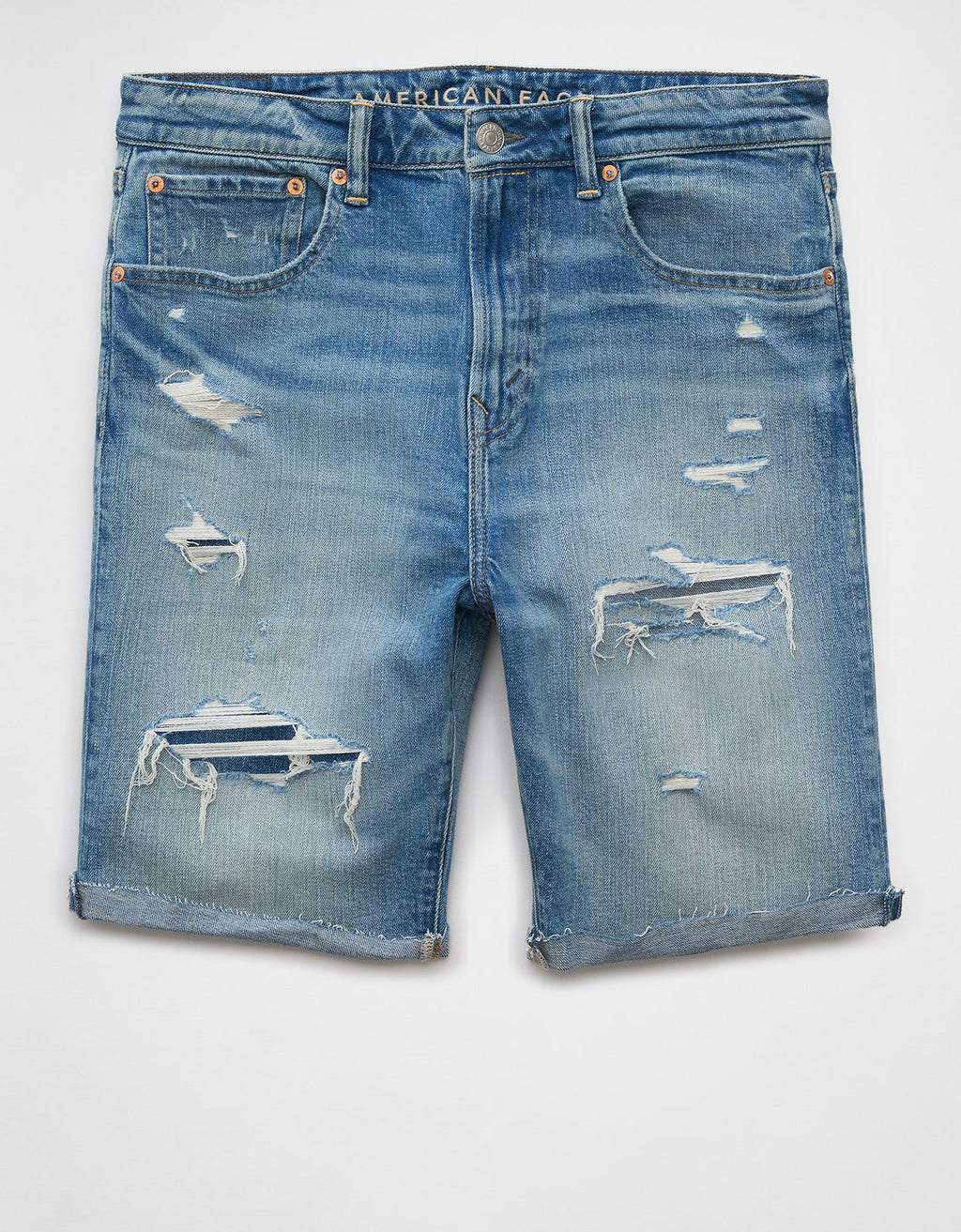 Ae FLEX+ +tencel™ Fibras Rasgadas 9 Pantalones Cortos de Mezclilla - Generico 3131_7948_943_f