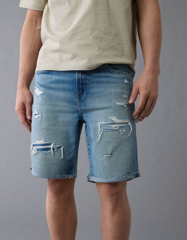 Ae FLEX+ +tencel™ Fibras Rasgadas 9 Pantalones Cortos de Mezclilla - Generico