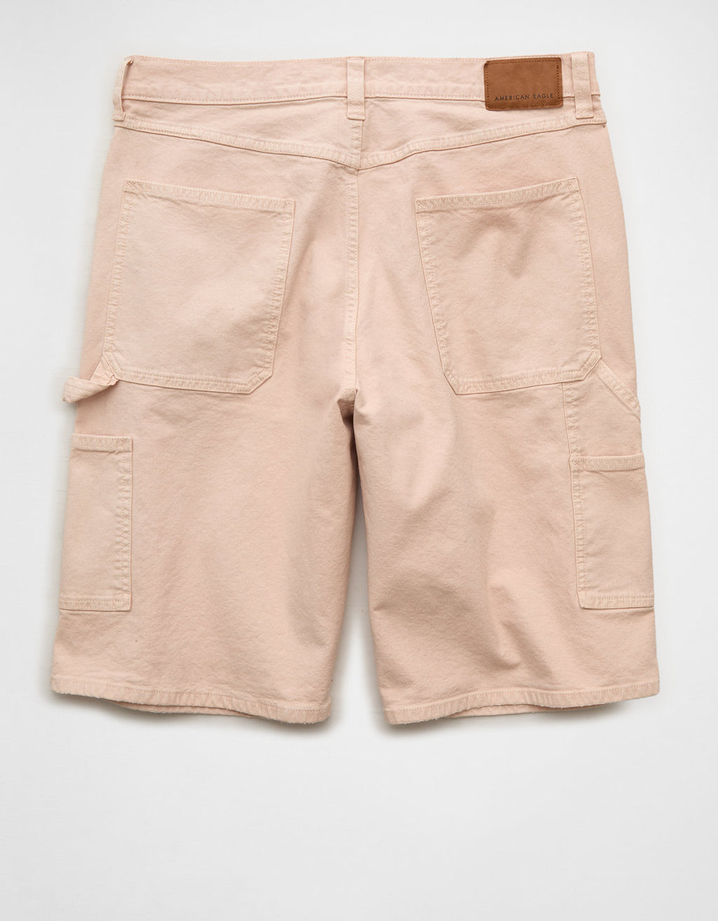 Shorts de mezclilla anchos estilo carpintero. - Rosa 3131_8214_615_b