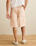 Shorts de mezclilla anchos estilo carpintero. - Rosa 3131_8214_615_ob