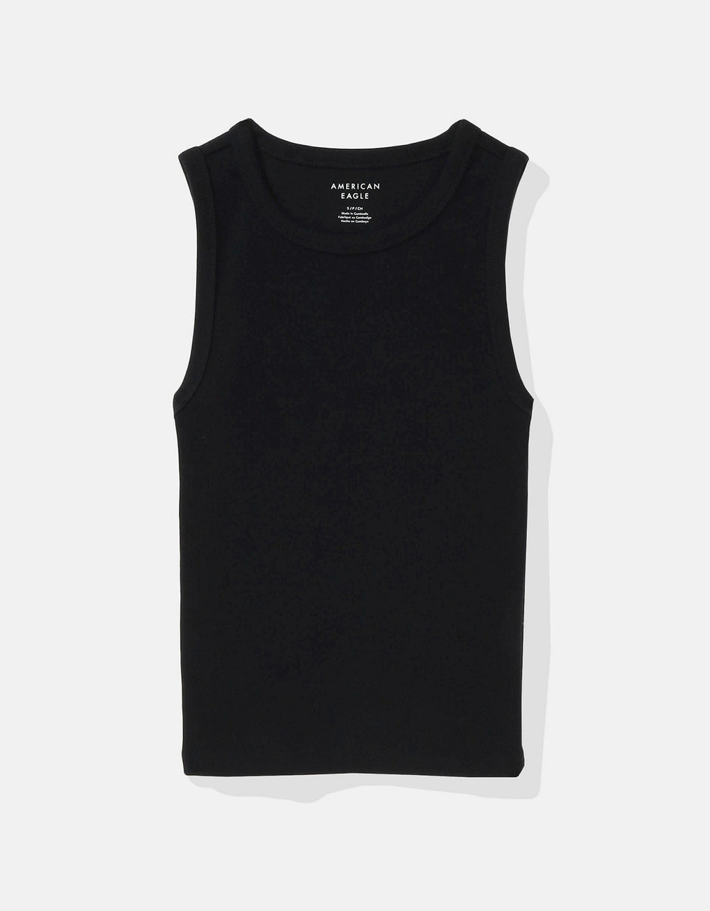 Camiseta AE básica super suave - Negro 3171_5792_001_f